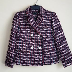 Ann Taylor Tweed Blazer. Size 4P.